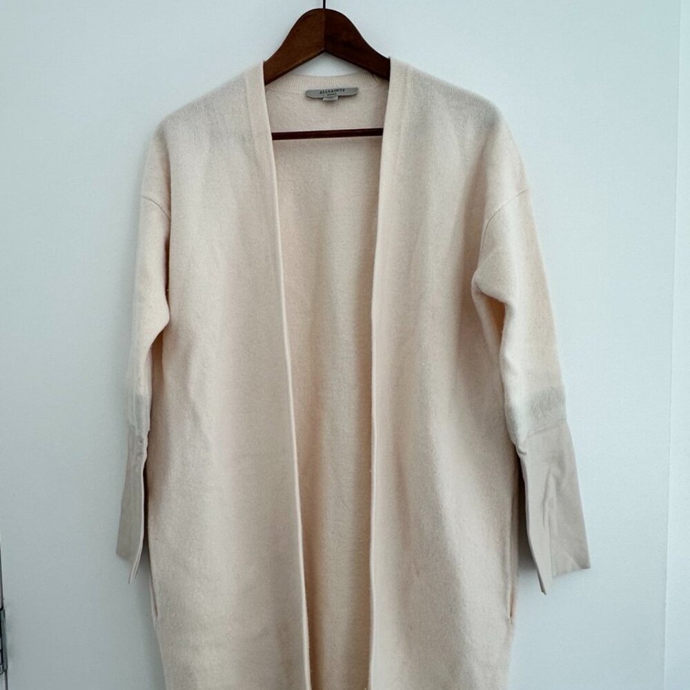 Allsaints Women's Laina Knitted Wool-blend Cardigan Size S